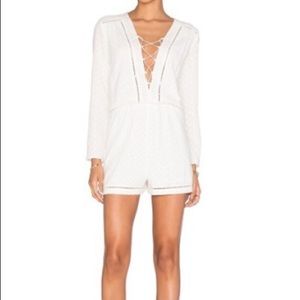 WAYF Eyelet Romper
